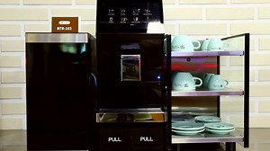 10.1 Inch Touch Screen Coffee Shop Barista Commercial Automatic Coffee Machine From Bean to Cup with Grinding System