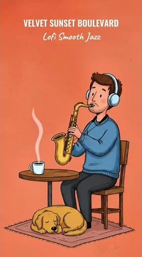 Velvet Sunset Boulevard 🌇 Smooth Alto Sax Lofi Jazz | Chill Evening Music #music #lofi #jazz