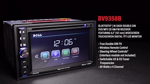 BOSS Audio Systems BV9358B Car Stereo, Bluetooth, 7” Touchscreen, Apple CarPlay, Android Auto, USB, SD