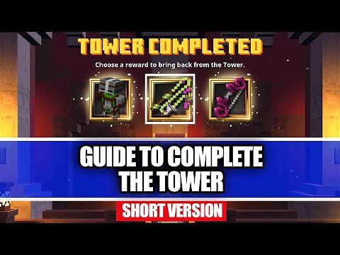 Build to Beat Tower in Minecraft Dungeons + Final Boss Fight