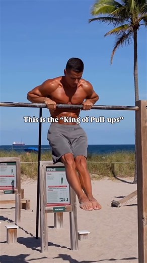 Adam Godrosi on Instagram: "Comment or DM “king” for detailed tutorial. This is the King of Pull-ups: the slow mo muscle up!"