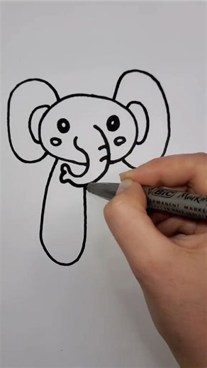Mr.Fun Elephant Drawing 🐘