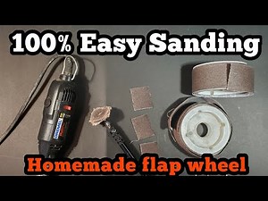 The easiest simple sanding ever for a dremel!! 100%