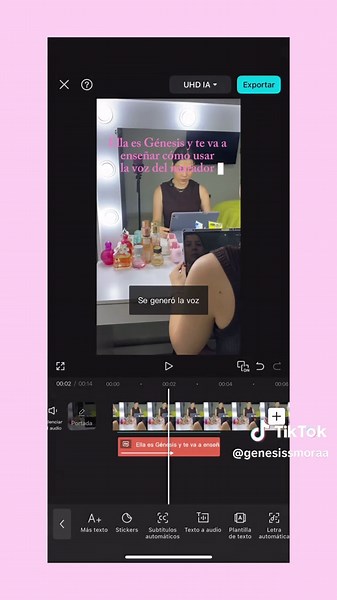 Tutorial de voz de narrador en TikTok