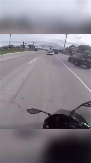 Don't play with the cops !!! karma will get you... #bikeaccident #cop #run #bike #crazydriver