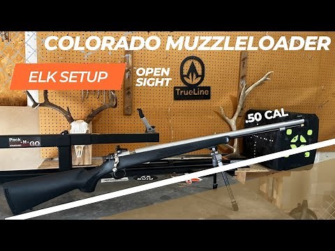 Colorado Legal Muzzleloader Elk setup with range footage