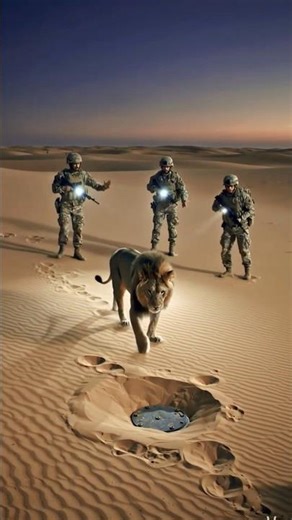 Hidden Underground Bunker Saves Man from Lion & Army | Sahara Desert