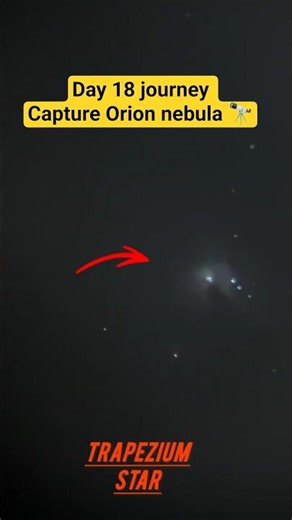 🔭 Orion Nebula Capture with 76mm Telescope | M42 Astrophotography India 🇮🇳