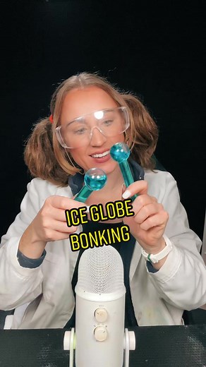 ASMR ice glove tapping for your relaxation and sleep #asmr #asmriceglobes #iceglobes
