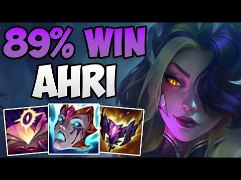 89% WIN RATE AHRI IN KOREAN CHALLENGER! | CHALLENGER AHRI MID GAMEPLAY | Patch 13.6 S13