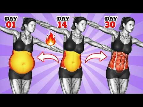 🔥 30 Easy Standing Exercises to Melt Belly Fat & Sculpt a Flat Stomach Fast for Women ✅