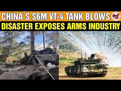 China’s $6 Million VT-4 Tank Fails in Real Combat: A Barrel Blown Off After Just 200 Shots.