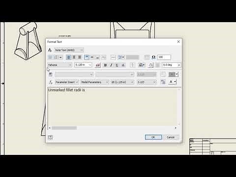 Inserting Parameters Values Into Drawing Text