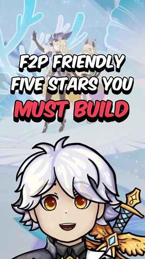F2P FRIENDLY Five Stars You MUST Build #genshin #genshinimpact #fyp