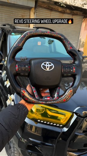 SpeedoMeter Experts on Instagram: "✅TOYOTA HILUX REVO MODIFIED STEERING WHEEL INSTALLED🔥 ✅Call / WhatsApp: 03167990285📲 ✅Cash On Delivery 🚚 ✅Dm To Customise Yours Now 📥 Visit Us At Shop 88, Block-A, Trust Plaza, Model Town, Gujranwala 📍 #toyotahiluxrevo #steeringwheel #hiluxrevo #hiluxvigo #modified4x4"