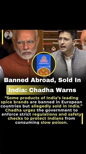 Banned Abroad, sold in India: Chadha Warns.‪@CaParikshitSkills‬ :- follow Instagram