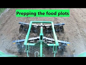 #156 Food plot prep, flail mowing and discing John Deere 4066R