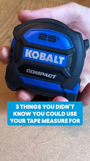 85K views · 232 reactions | Who else knew your tape measure could do this?  These hacks makes it easy mark your measurements with one hand without losing your place, erase your mistakes, and measure tight areas accurately without all the hassle! What else do you think you could do with your tape measure? #DIY #BuildingTips #LifeHacks | Lowe's Home Improvement | Facebook