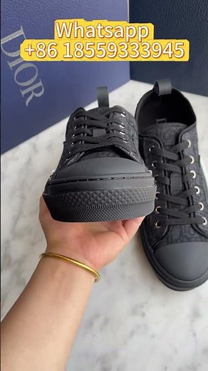 Dior B23 League Low Top Sneaker Black Dior Oblique Jacquard Review #review #shoes #sneakers