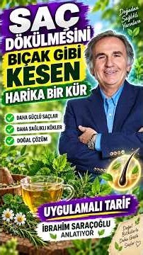 How to Prepare Lavender Cure for Hair Loss? Practical Recipe | İbrahim Saraçoğlu #hairloss