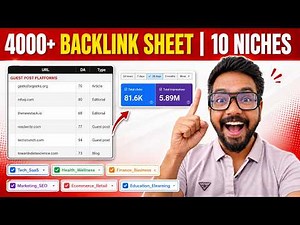 I Collected Best Backlinks for All Niches | Download Full Sheet for Free