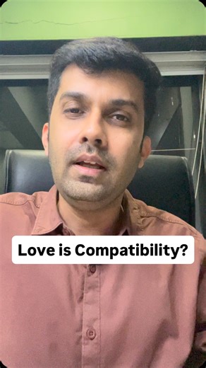Dr Sarthak Dave | Psychiatrist| MD on Instagram: "Is love the same as compatibility? Just because you fell in love with someone doesn't mean you'd be able to live happily with that person. It's a different ball game altogether. This is one of the reasons why love marriages end up in divorce. #love #falleninlove #compatibility #incompatible #relationships #coupleissues #incompatibility #coupletherapy #vibhahealingcentre #marriage #commitment #longdistancerelationships #livingtogether #marriagecou