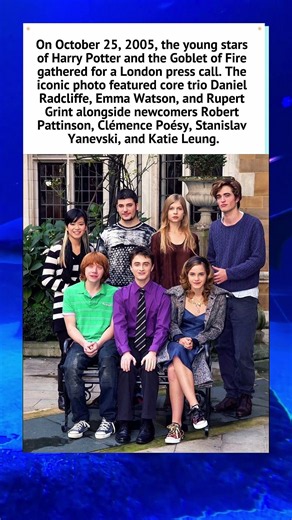 The Cast of Harry Potter and the Goblet of Fire (2005) ⚡ #HarryPotter #Shorts #2000sNostalgia