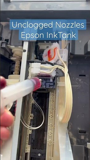 Clean Printhead And Unclogged Nozzles in Epson Ink Tank Printers