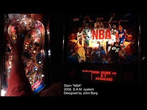 Stern "NBA" Pinball rules and gameplay - 2009 - Pinball Showcase - PinballHelp.com