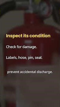 How to Inspect Fire Extinguishers in 3 Minutes