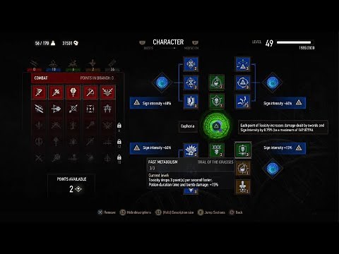 OP Euphoria Sign build Witcher 3 Next Gen