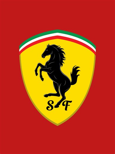 Ferrari Logo Redesign Concept for Design Challenge