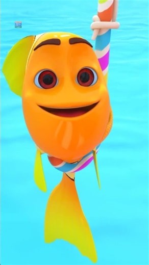 Fish is the Queen of the Water, Hindi Nursery Songs #shorts #rhymes #children #preschool