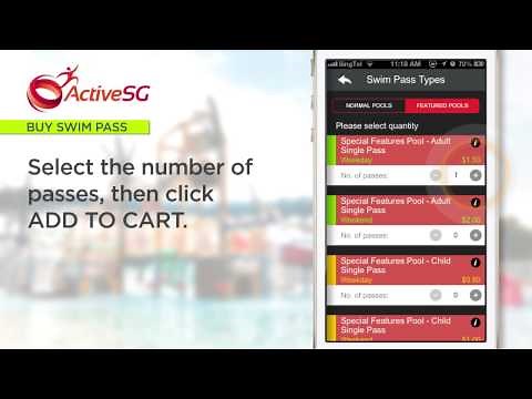 ActiveSG - Buy Swim Pass