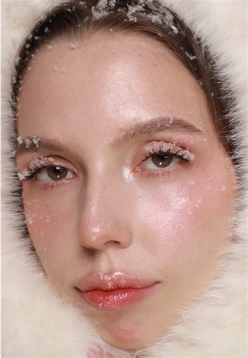 Snow makeup tutorial already on my channel❄️✨ #makeup #snowmakeup #sfxmakeup #beauty #makeuptutorials