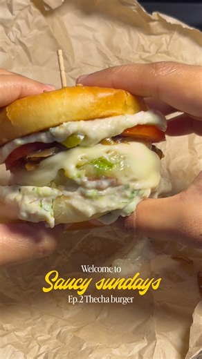 🌶️ Saucy Sunday | EP 02- Zanzanit Thecha Burger(Burger, veg burger, thecha recipes, thecha burger)