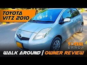 Vitz 2010 2nd gen | Toyota Walk Around Review | Vitz 2010 Review and Specs