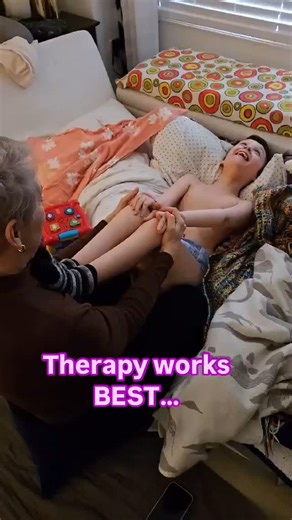 When we first started traditional physical therapy with Callum, it was heartbreaking 💔. He would cry… even scream 😢. It got so bad that he’d start hyperventilating just driving near the building. For a child with low muscle tone and lower arousal, crying was incredibly rare – but therapy always triggered it. We knew something had to change. ✨ Then we found the Anat Baniel Method (ABM) of NeuroMovement - and everything shifted. Suddenly, therapy wasn’t something to dread… it was something to lo