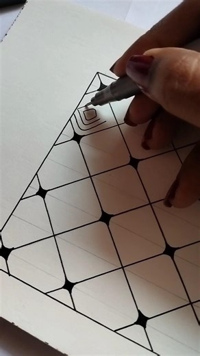 Simple Drawings... Zentangle Art #zentanglelegend #drawing #satisfying