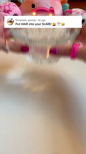 Cutting My Hair to Create Unique Slime Experience