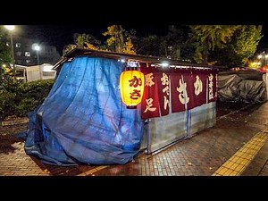 男ひとり深夜の屋台職人に密着。広島の素晴らしい屋台プロセス３選丨Japanese Street Food