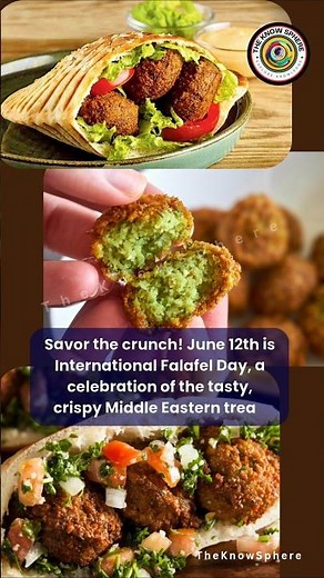 International Falafel Day #falafel #foodfestival #knowlegde #quizzers #facts #gk #celebration #quiz