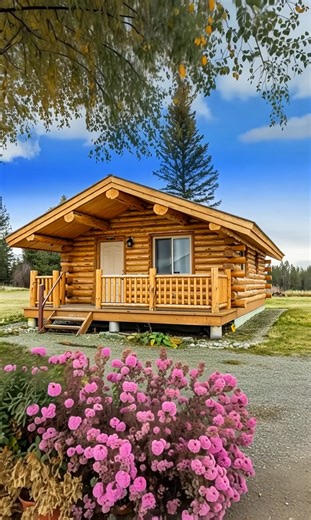 76K views · 2.2K reactions | Step Into the Cozy Charm of This Rustic Log Cabin | Log Homes | Facebook