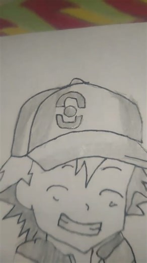 Ash drawing#pokemon #Ash