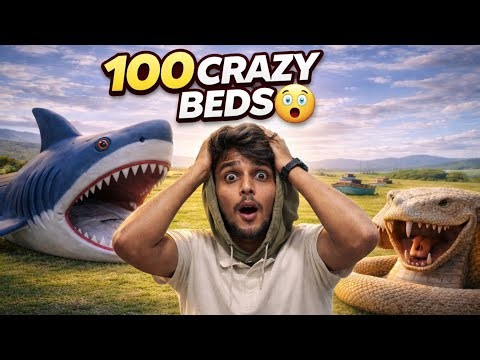 I Tried 100 Craziest Beds in the World 😱 (Part 1)