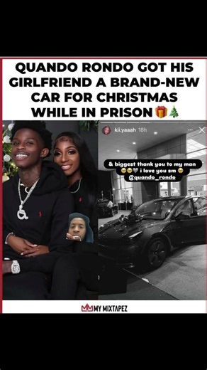 Quando Rondo Buys His Girlfriend A Brand New Car For Christmas While In Prison