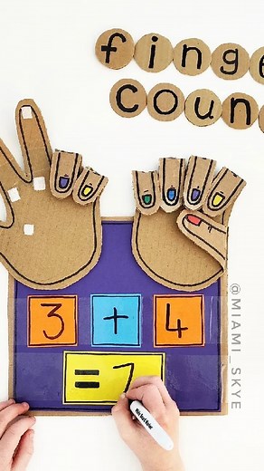 Craft & Learning Resources | The Making Of Our Counting Fingers Activity 🖐️ . 🔬 Studies have found that counting on fingers can help children learn math skills more... | Instagram