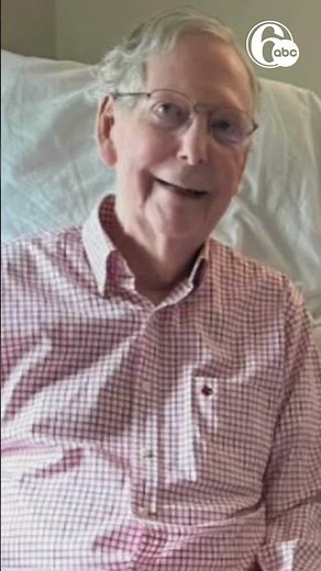 McConnell says a fall led to his hospitalization, breaking weeks of silence about health condition