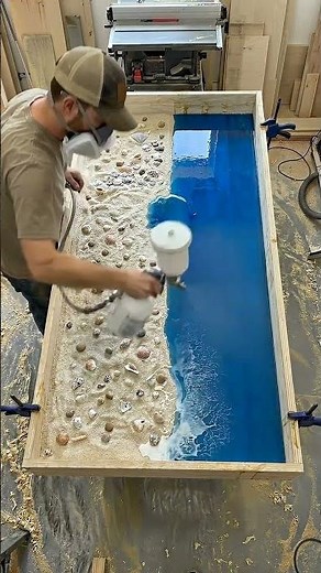 Making the ULTIMATE Ocean Epoxy Resin Table 🌊🔨