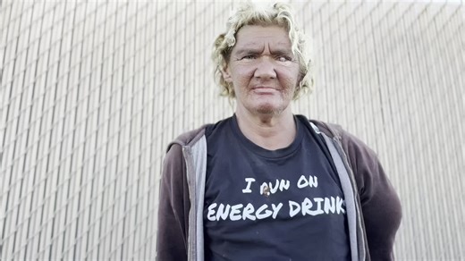 Angela’s hair is matted. Watch the full interview at Lost in Phoenix on YouTube